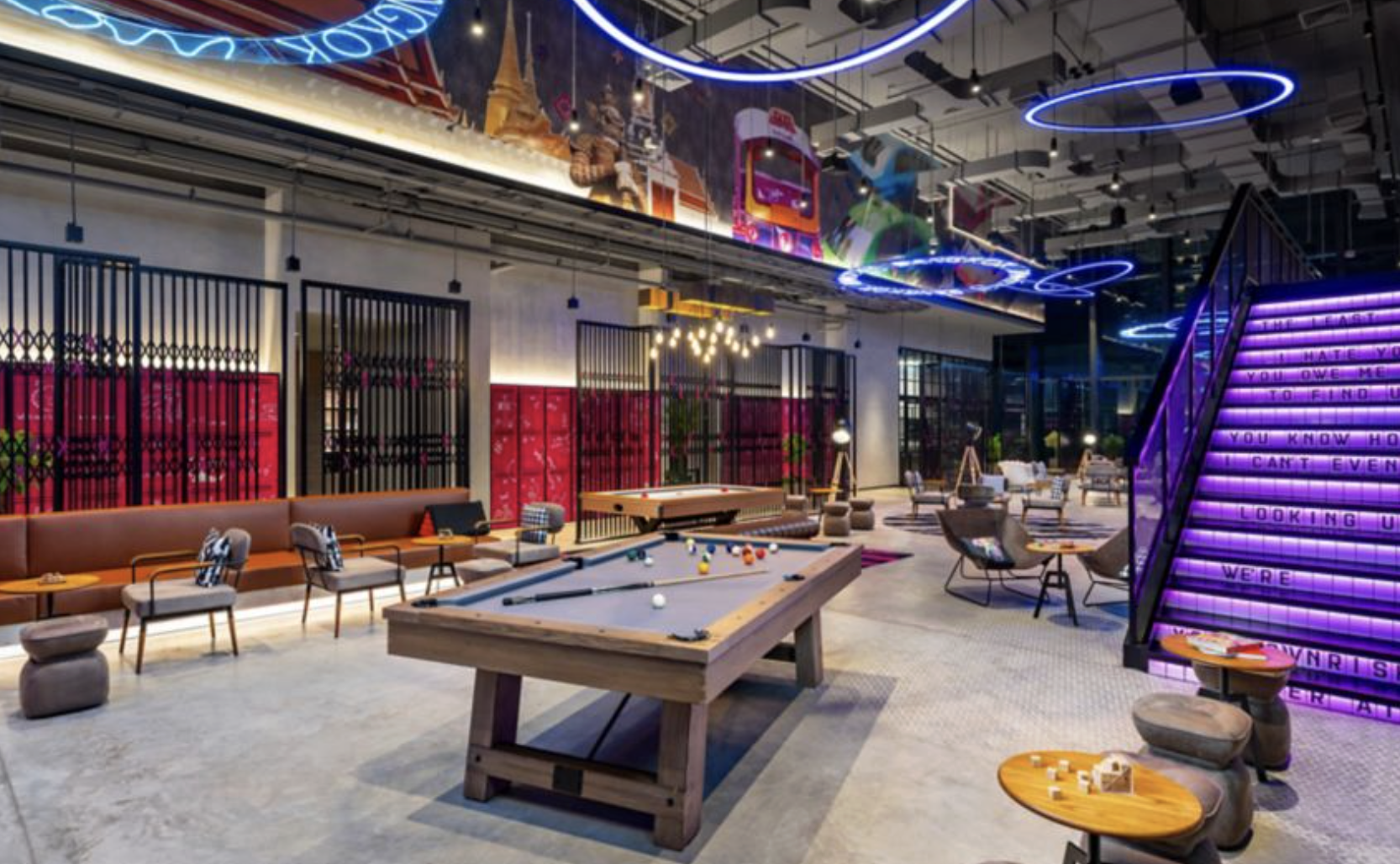 Moxy Bangkok Ratchaprasong interior